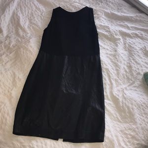 VINCE leather dress